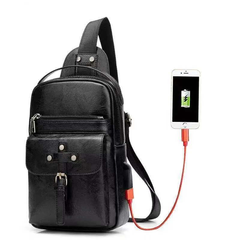 Backpack Waist Shoulder bag compatible with Ebook, Tablet and for Itel Vision 1 (2020) - Black