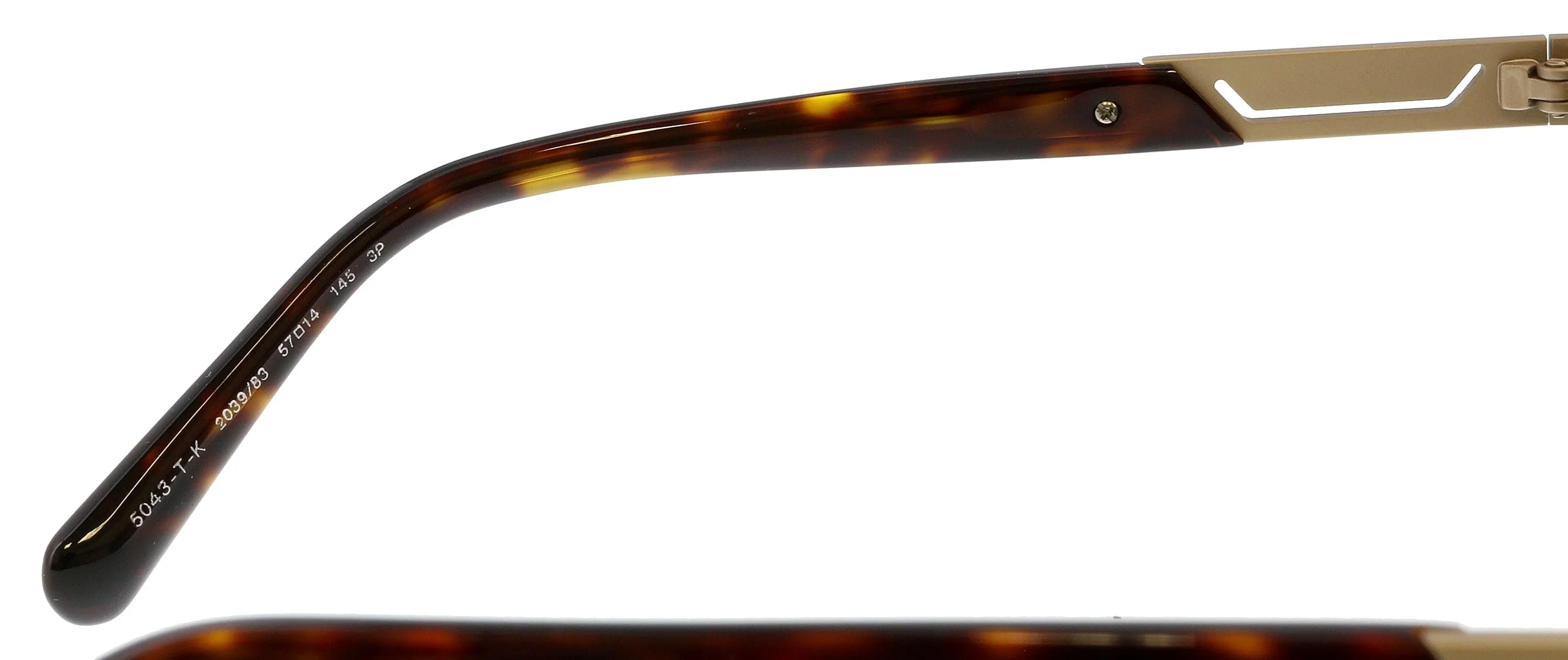 Bulgari BV5043TK 203983 Gold Aviator Sunglasses