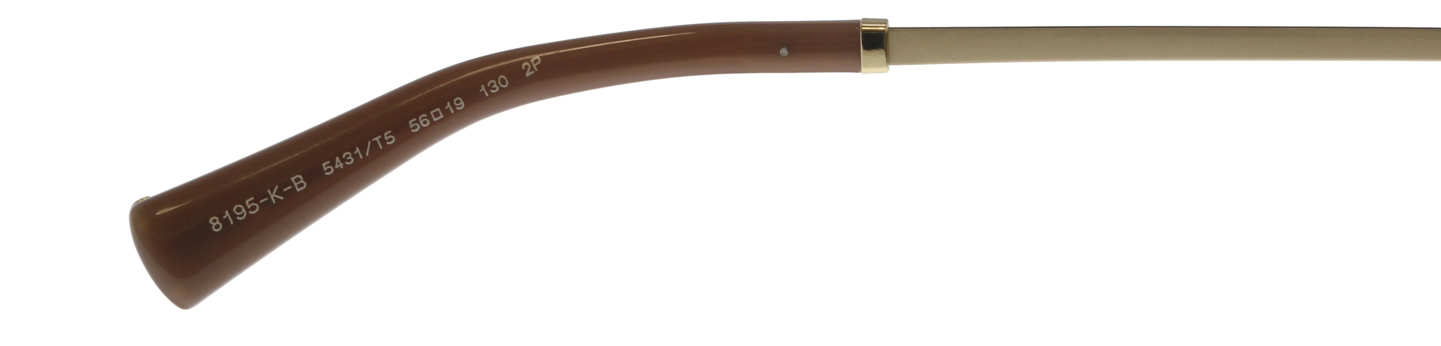Bulgari BV8195KB 5431T5 Light Brown Cat Eye Sunglasses