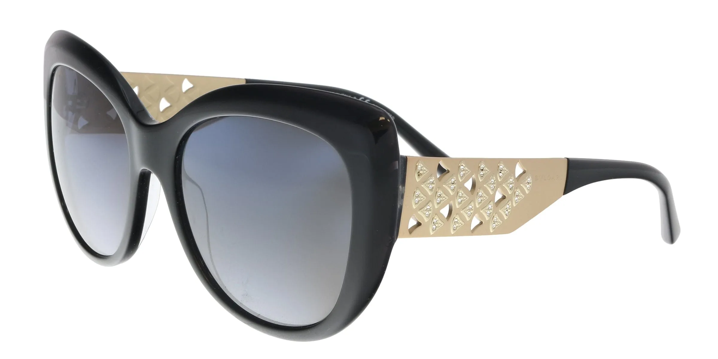 Bulgari BV8198B 5439T3 Black Butterfly Sunglasses