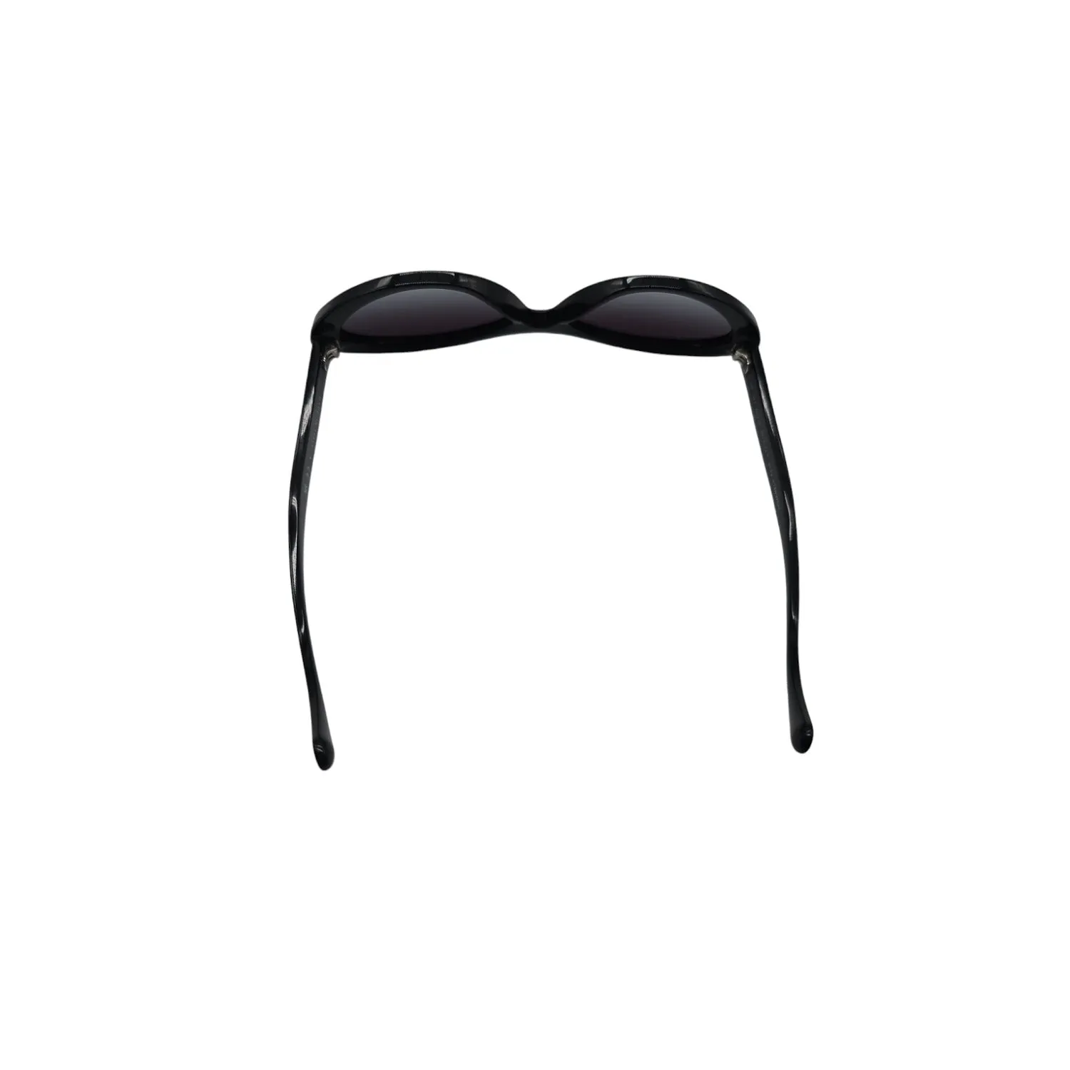 Chanel 5416 Black and Gold Oval Sunglasses