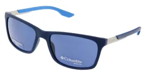 COLUMBIA  C551S RAPID RIVER 410 Matte Navy Rectangle Sports Sunglasses