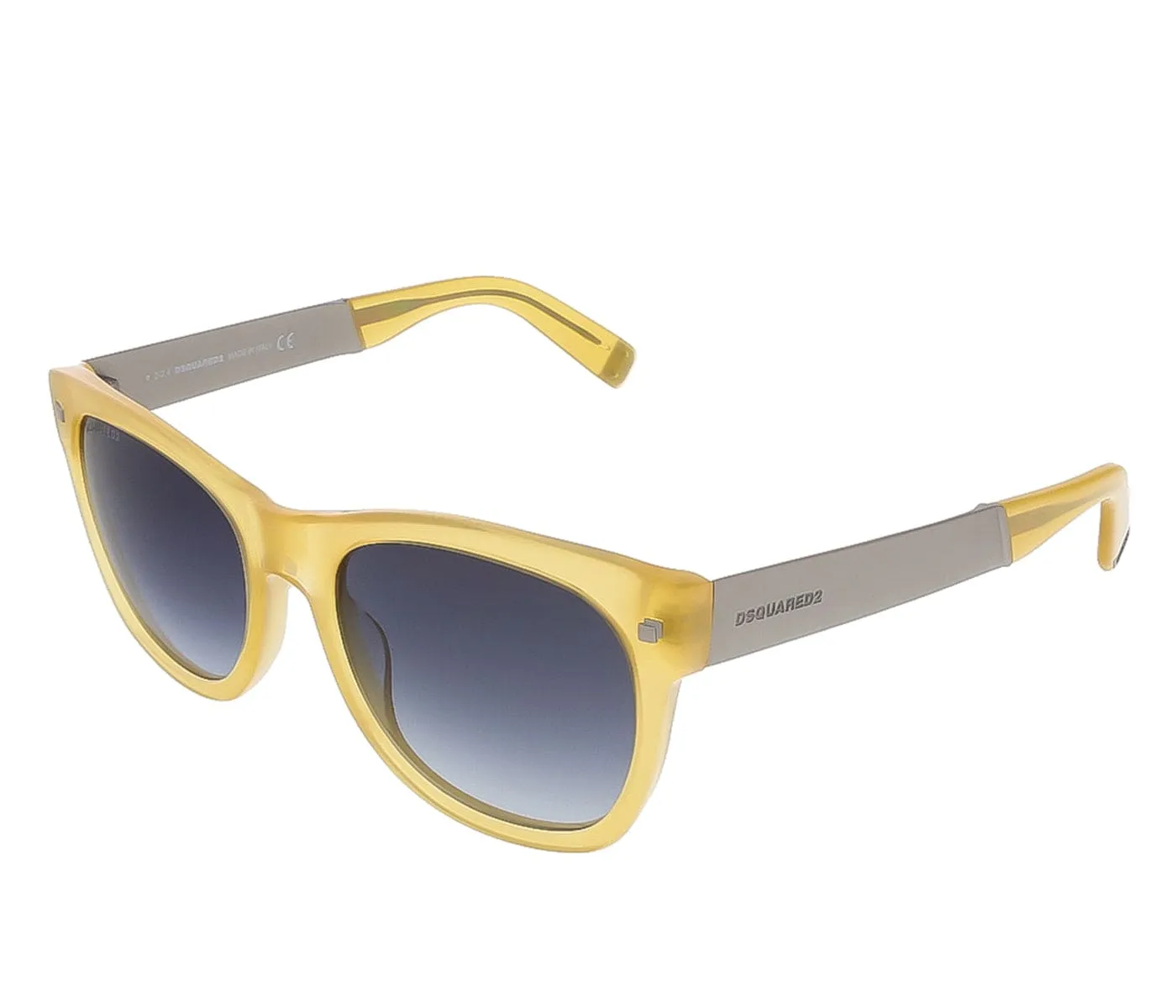 Dsquared DQ0162/S 39W Translucent Yellow Square sunglasses
