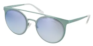 Emporio Armani 0EA2068 3244D6 Metallized Light Blue Round Sunglasses