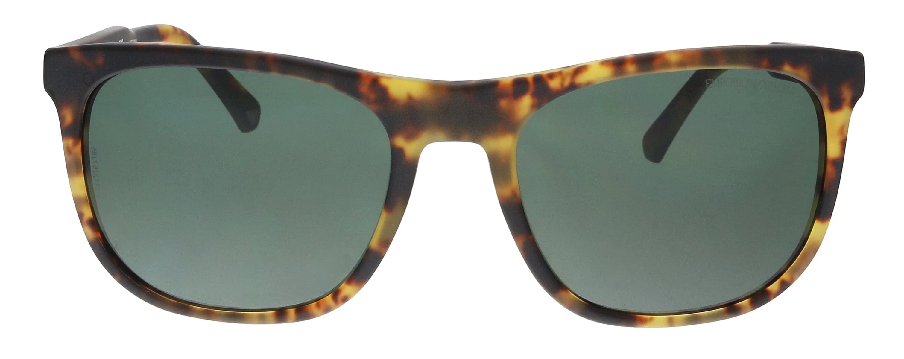 Emporio Armani EA4099 567771 Matte Blonde Havana Rectangle Sunglasses