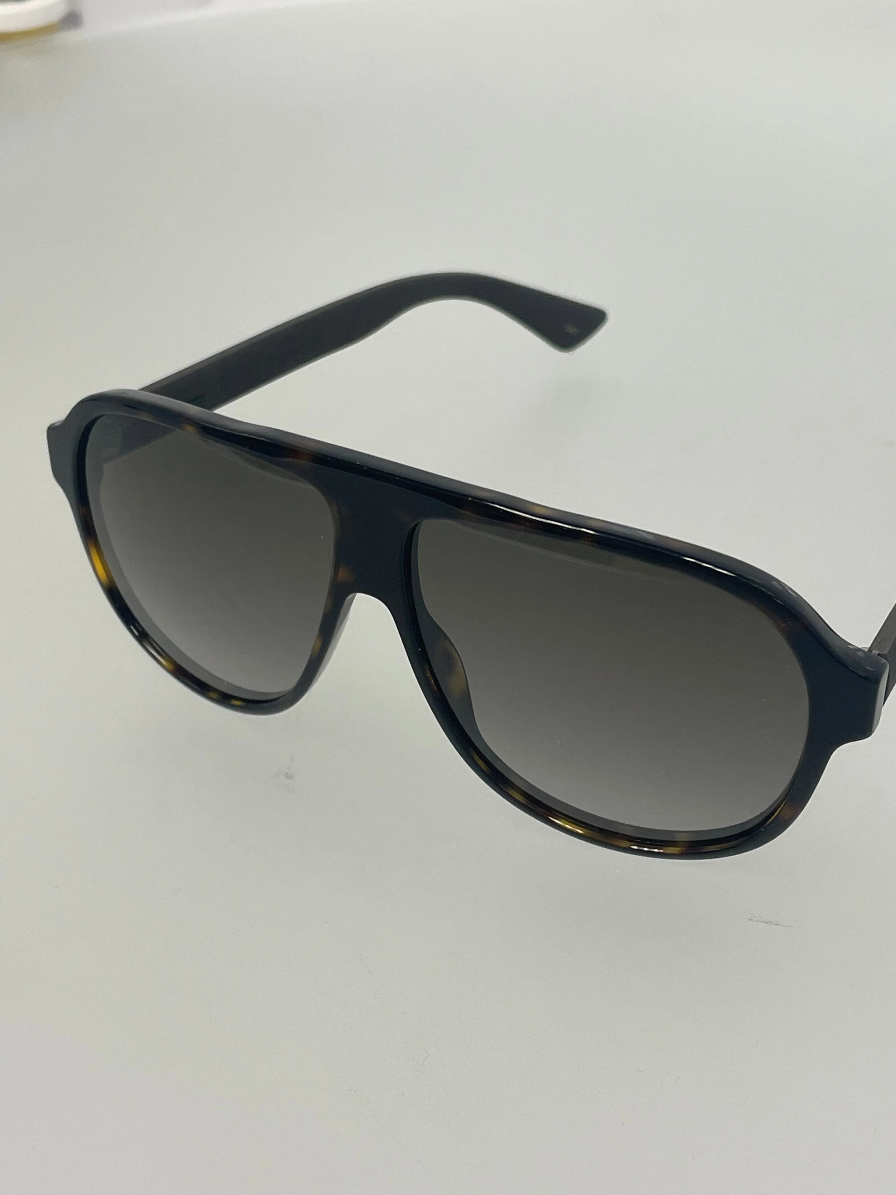 Gucci GG0009S-003  Havana  Aviator Sunglasses