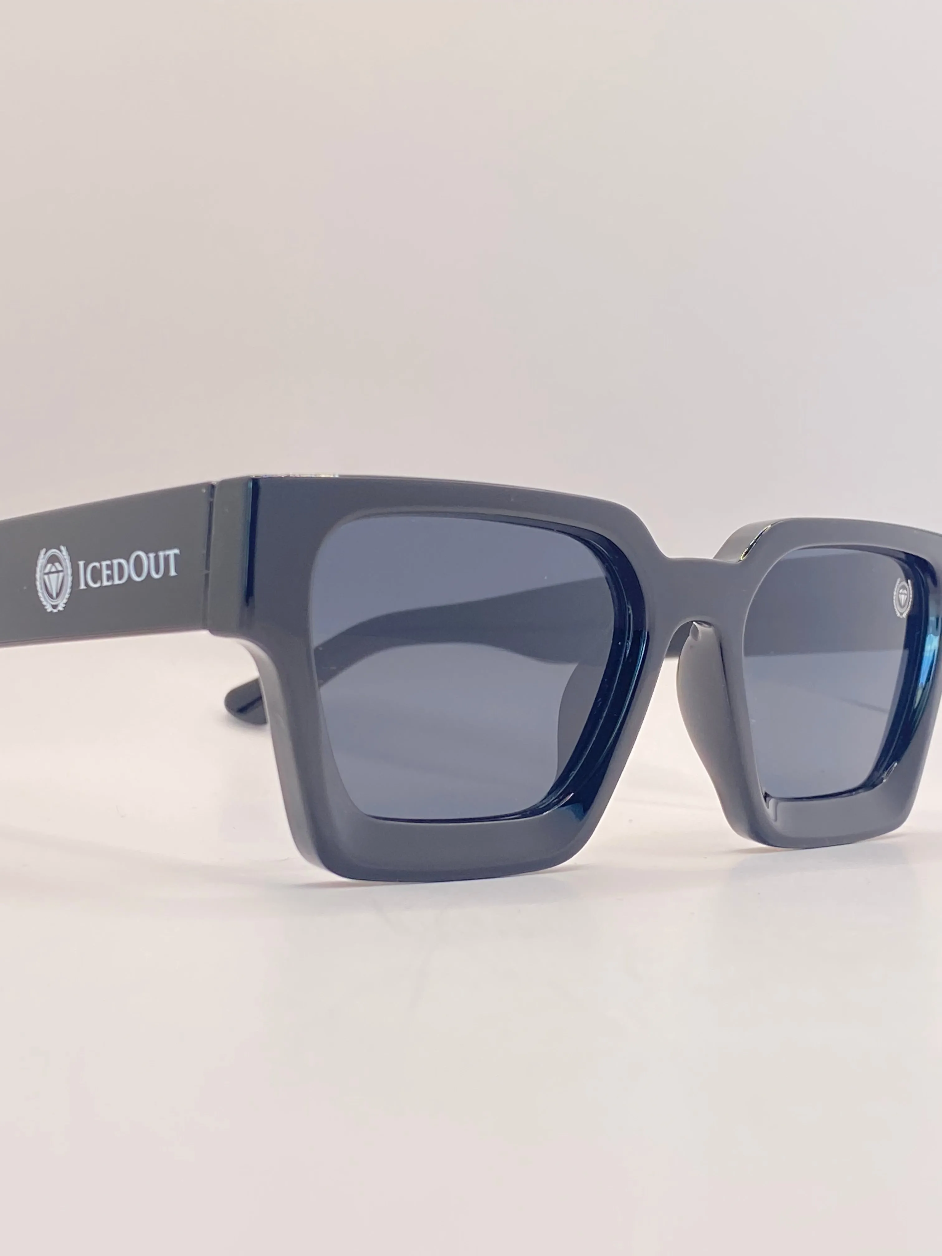 IcedOut Square Sun shade thick frame Sunglasses