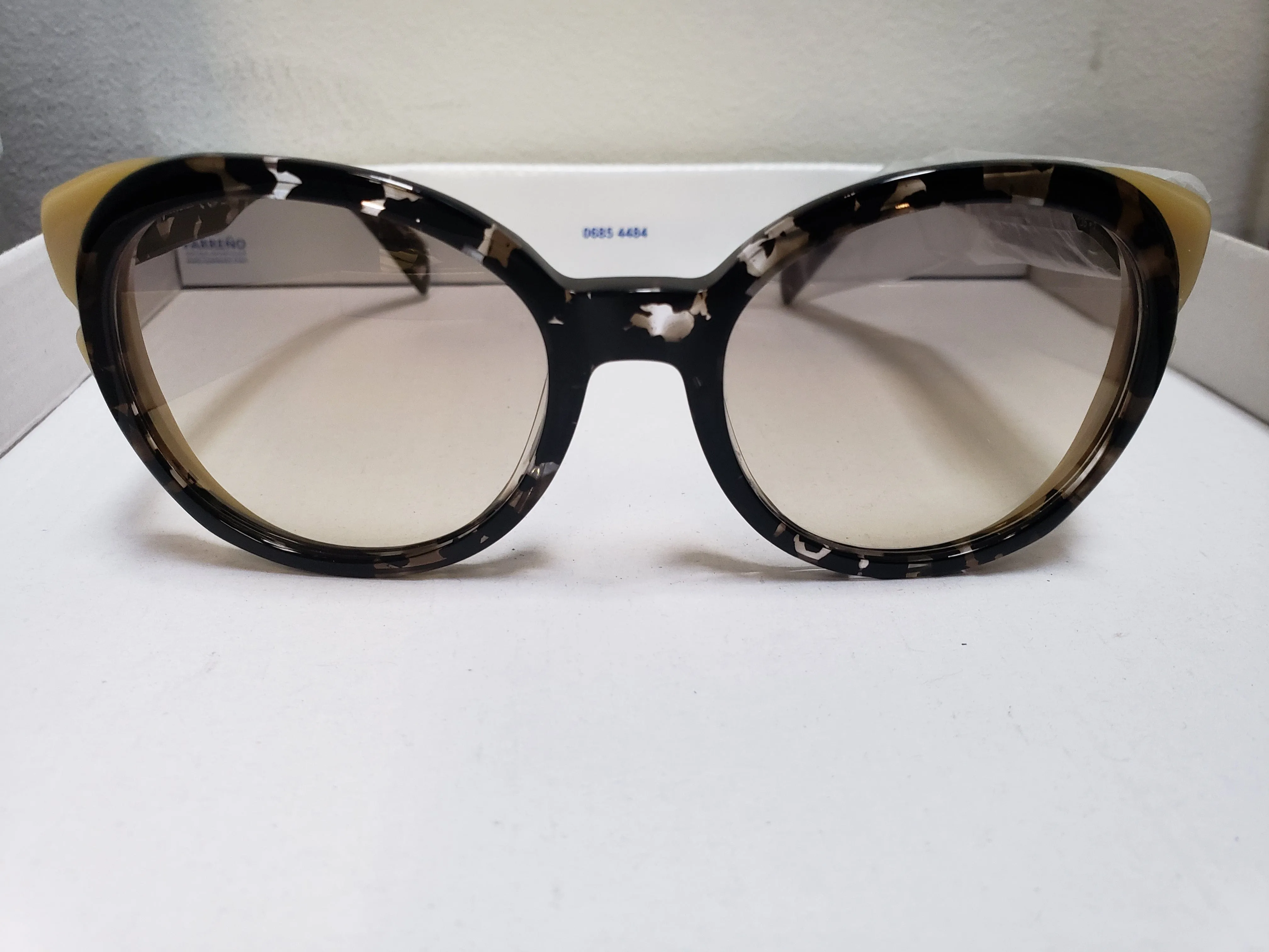Just Cavalli Black Havana Round Sunglasses
