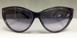 Just Cavalli JC 490/S 55W Navy Blue Soft Cateye Sunglasses
