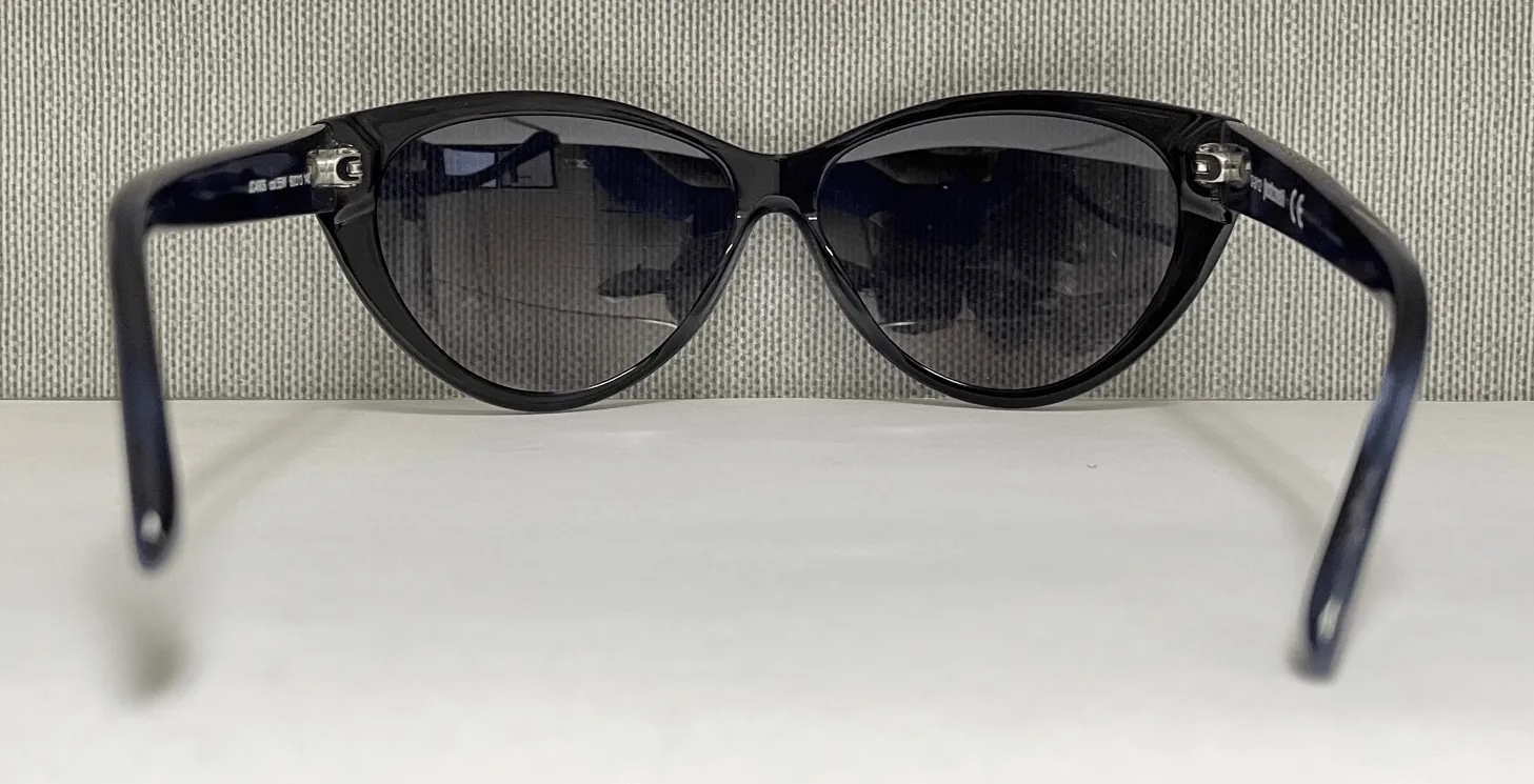 Just Cavalli JC 490/S 55W Navy Blue Soft Cateye Sunglasses