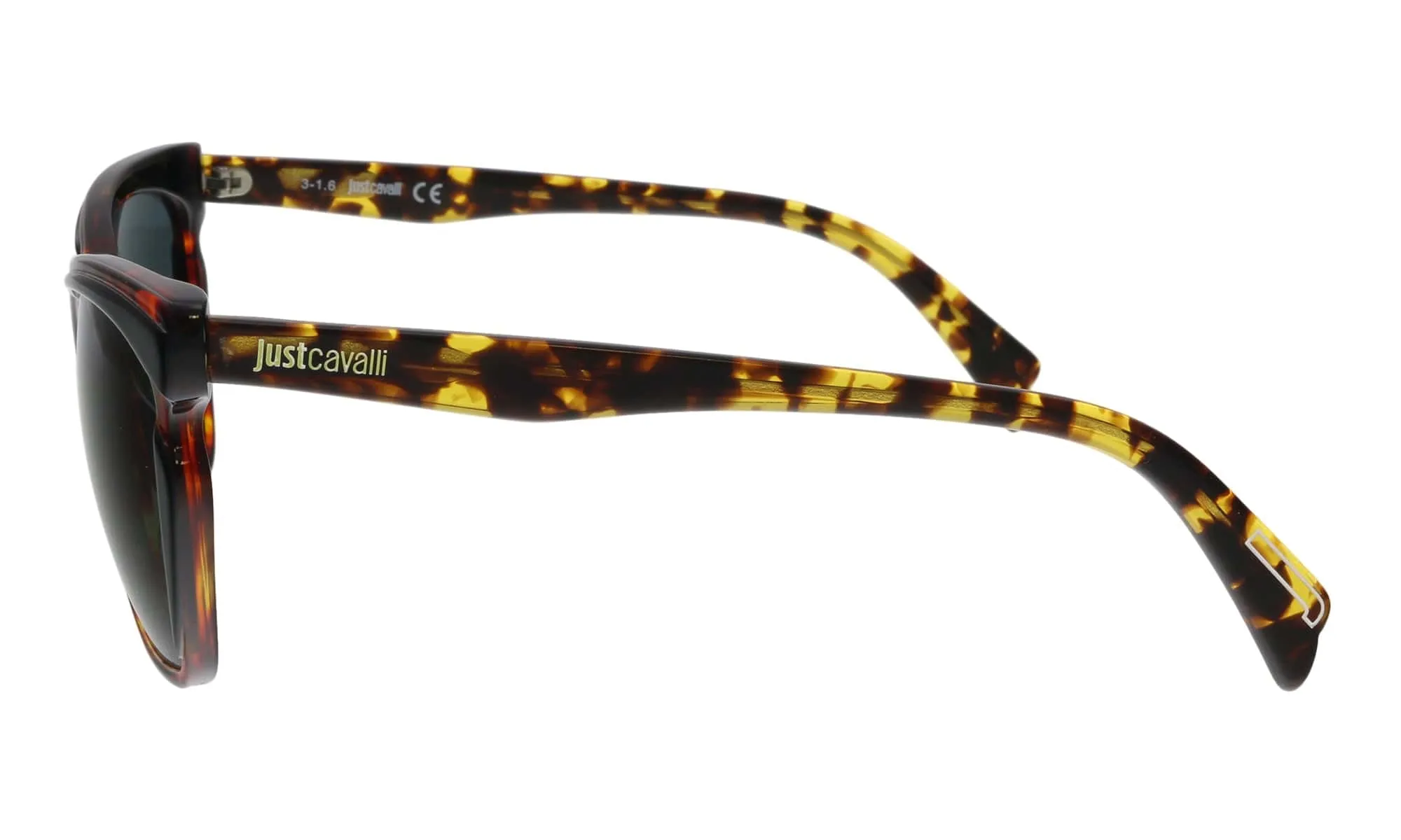Just Cavalli JC738S 56A Havana Rectangular Sunglasses