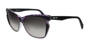 Just Cavalli JC738S 80B Purple/Green Leopard Print Sunglasses
