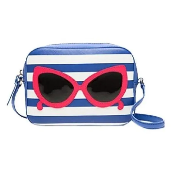 Kate Spade, limited edition, 'Mindy' style 'Make a Splash', rectangular, shoulder or cross body purse