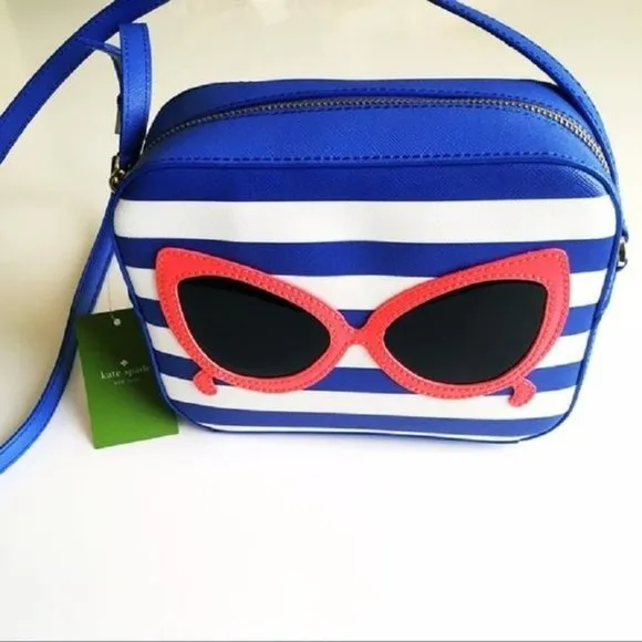 Kate Spade, limited edition, 'Mindy' style 'Make a Splash', rectangular, shoulder or cross body purse