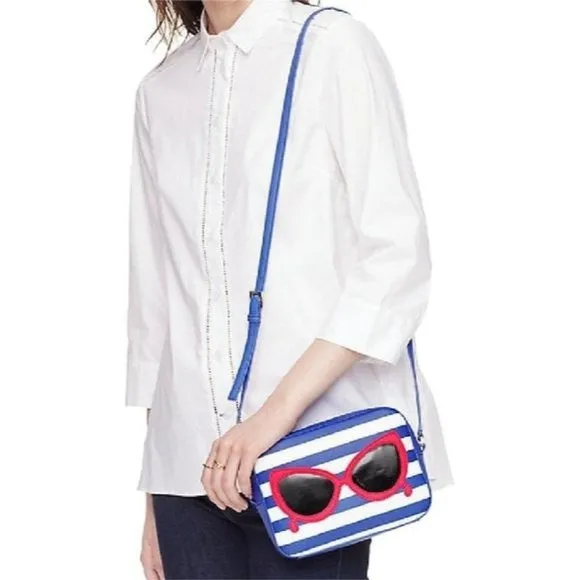 Kate Spade, limited edition, 'Mindy' style 'Make a Splash', rectangular, shoulder or cross body purse