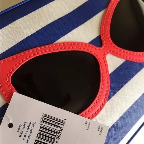 Kate Spade, limited edition, 'Mindy' style 'Make a Splash', rectangular, shoulder or cross body purse