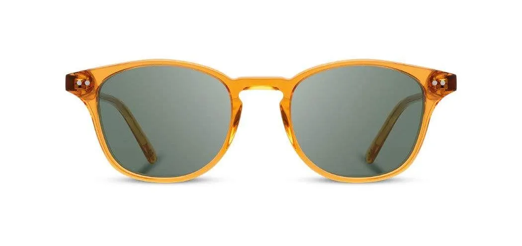 Kennedy Acetate Sunglasses | Tangerine | G15 Polarized | Shwood