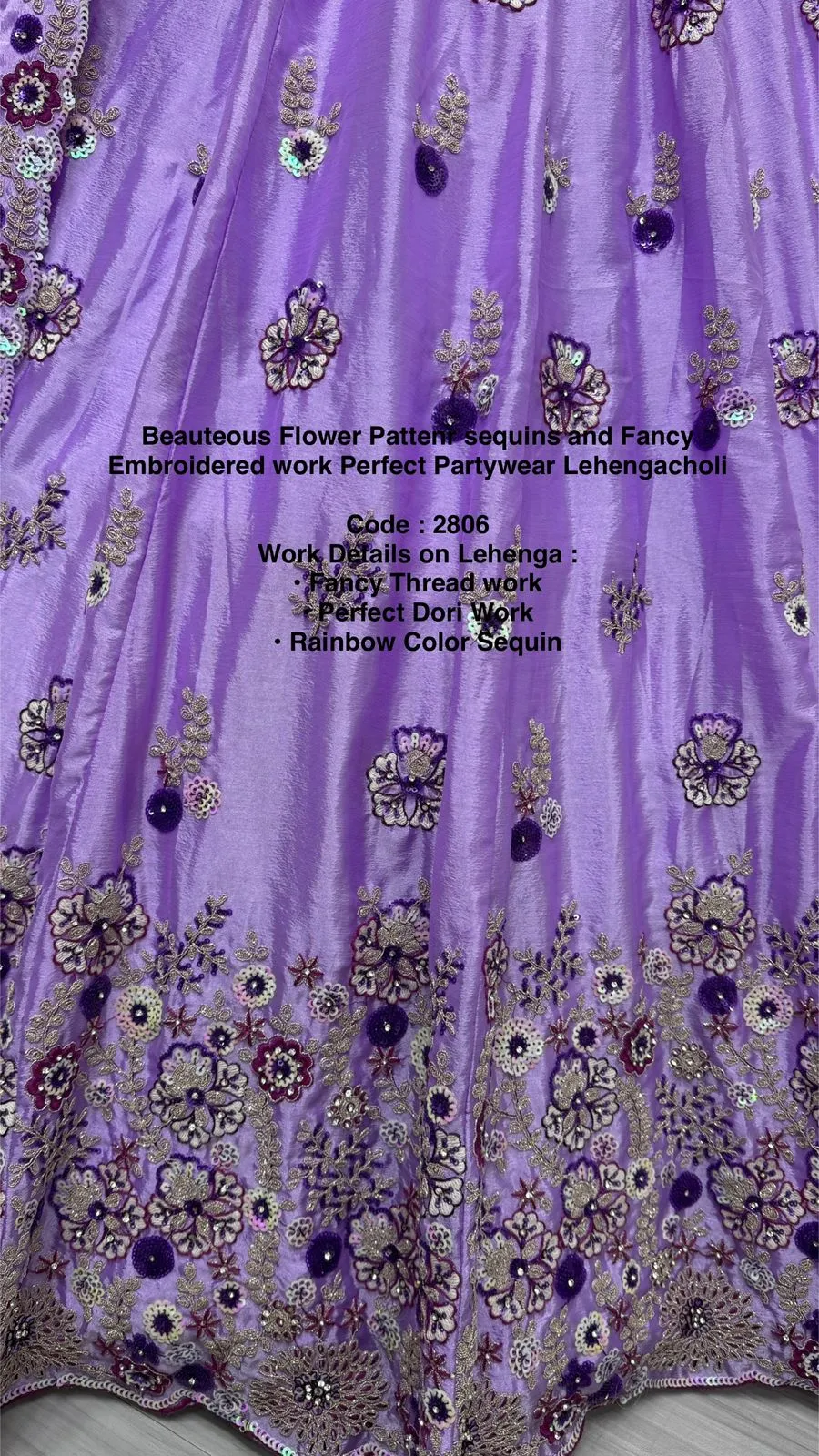 Lavender Colour Bridal Silk Lehenga with Khatali Handwork on Pastel Color Pure base Fabric Crafted Designer Partywear Lehenga choli