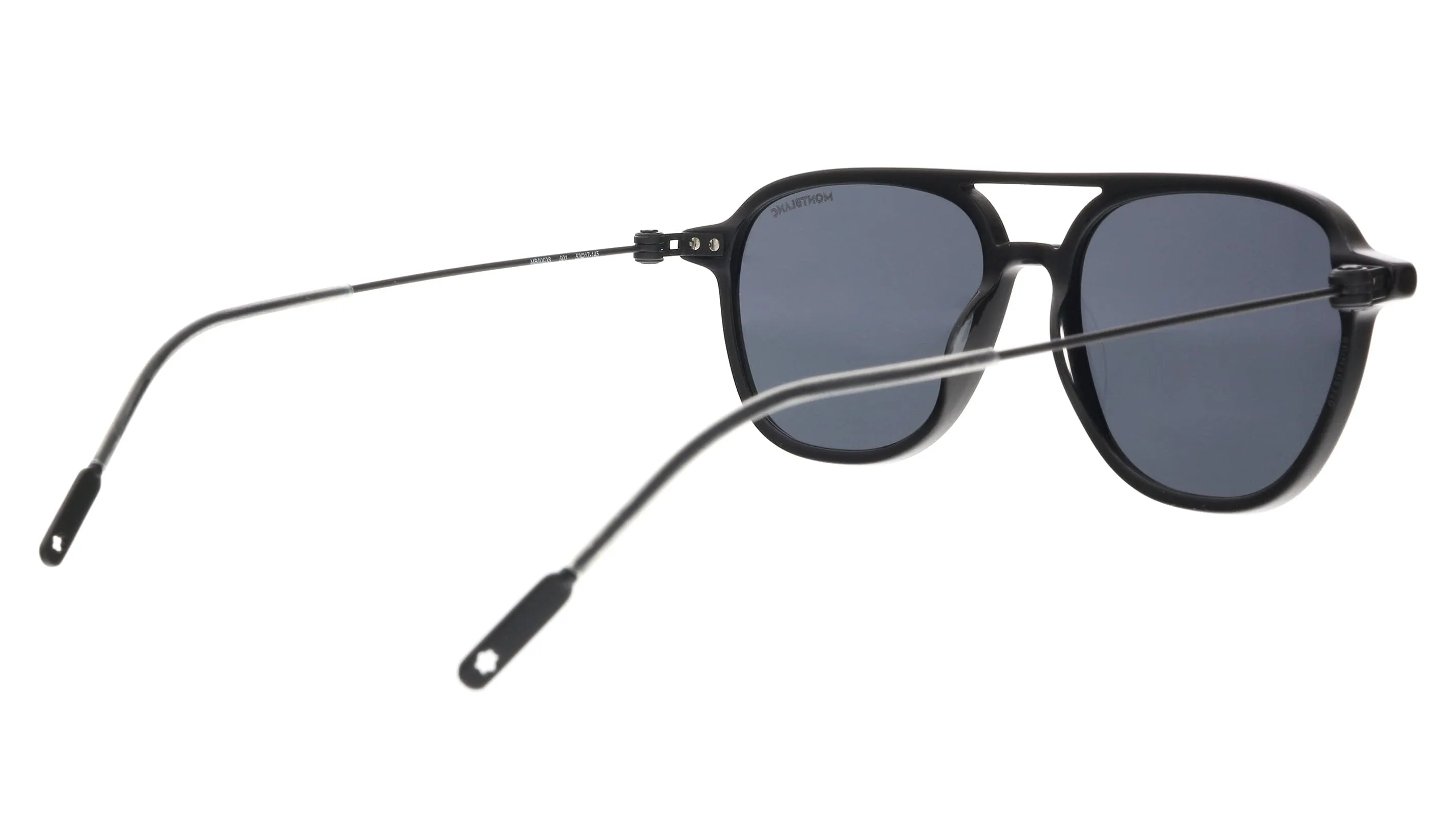 Montblanc MB0003S-001 Black Aviator Sunglasses