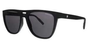 Montblanc MB0063S-001  Black  Rectangle Sunglasses