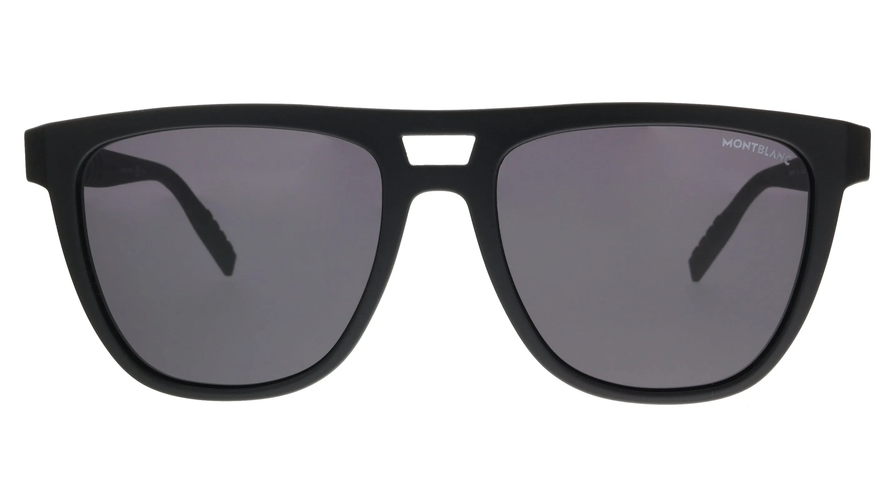 Montblanc MB0063S-001  Black  Rectangle Sunglasses