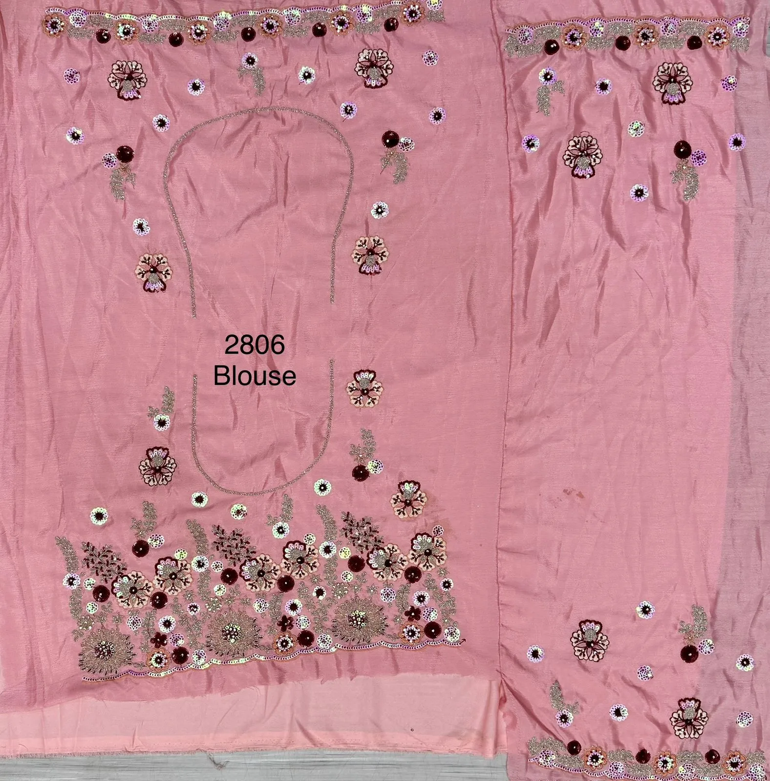 Peach Pink Colour Bridal Silk Lehenga with Khatali Handwork on Pastel Color Pure base Fabric Crafted Designer Partywear Lehenga choli