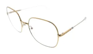 Prada 0PR 67XS ZVN08N Gold Square Sunglasses