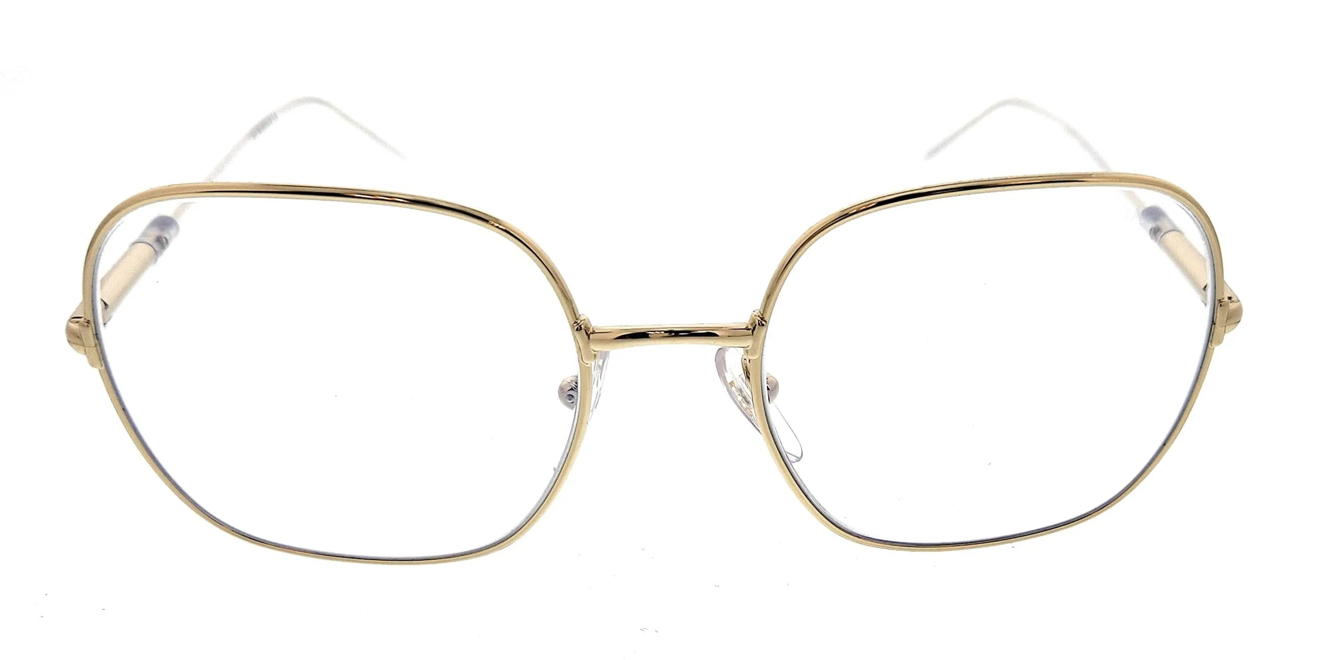 Prada 0PR 67XS ZVN08N Gold Square Sunglasses