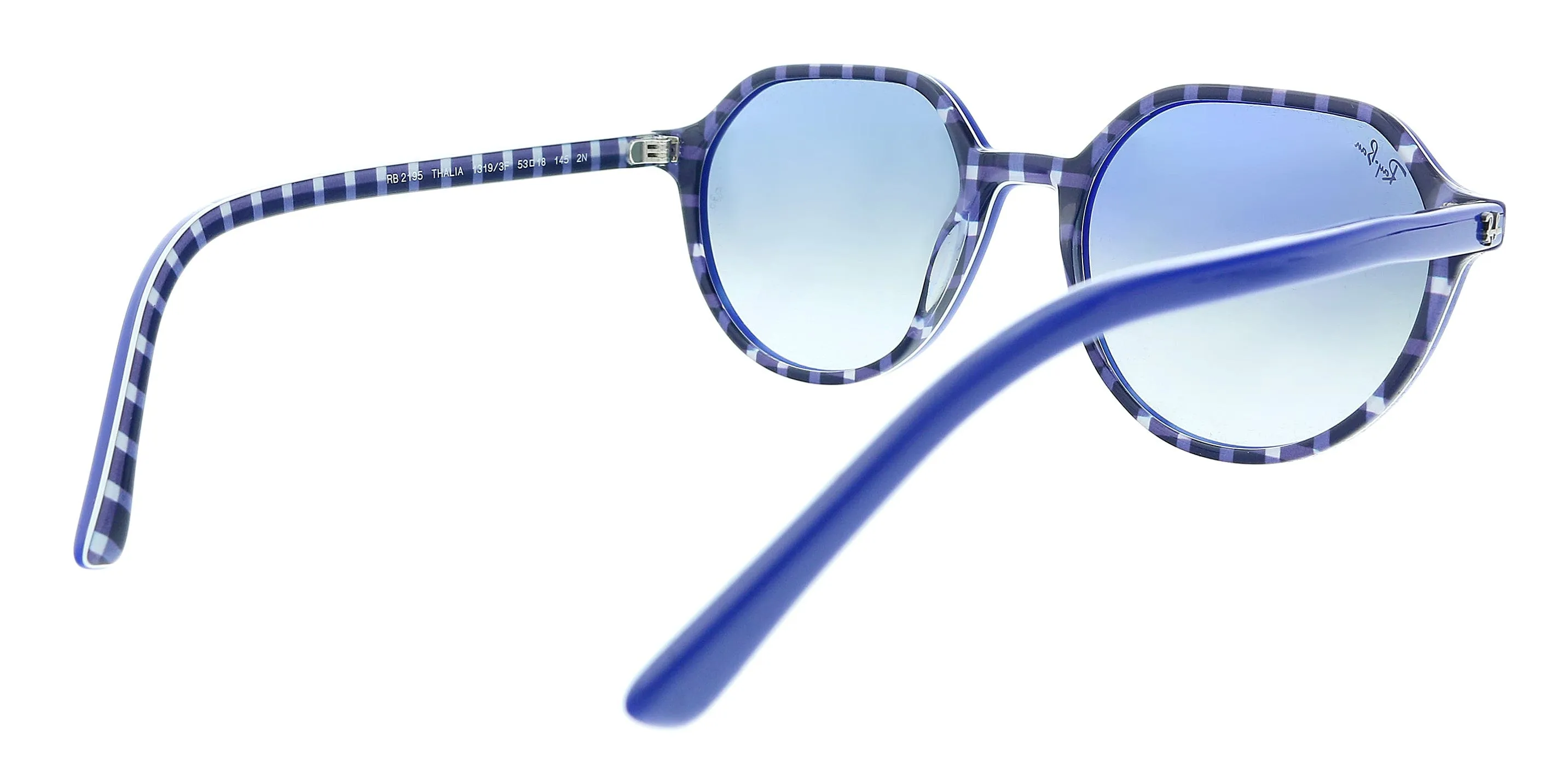 Ray-Ban 0RB2195 13193F Thalia Blue Square Sunglasses