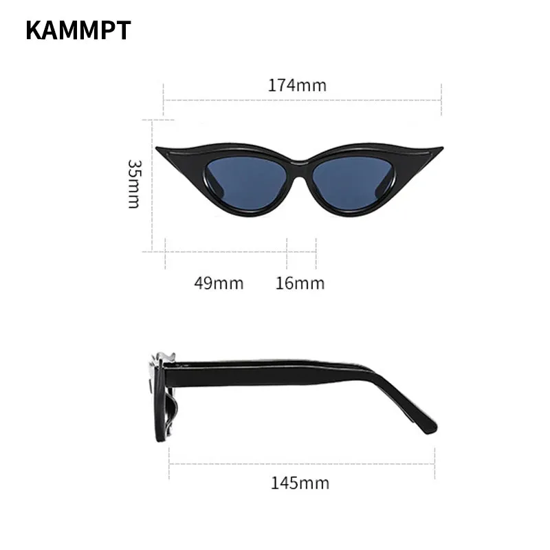 TEEK - Contrast Cat Eye Shade Sunglasses