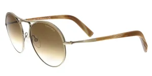 Tom Ford FT0449/S 33F Jessie Bronze/Brown Aviator Sunglasses