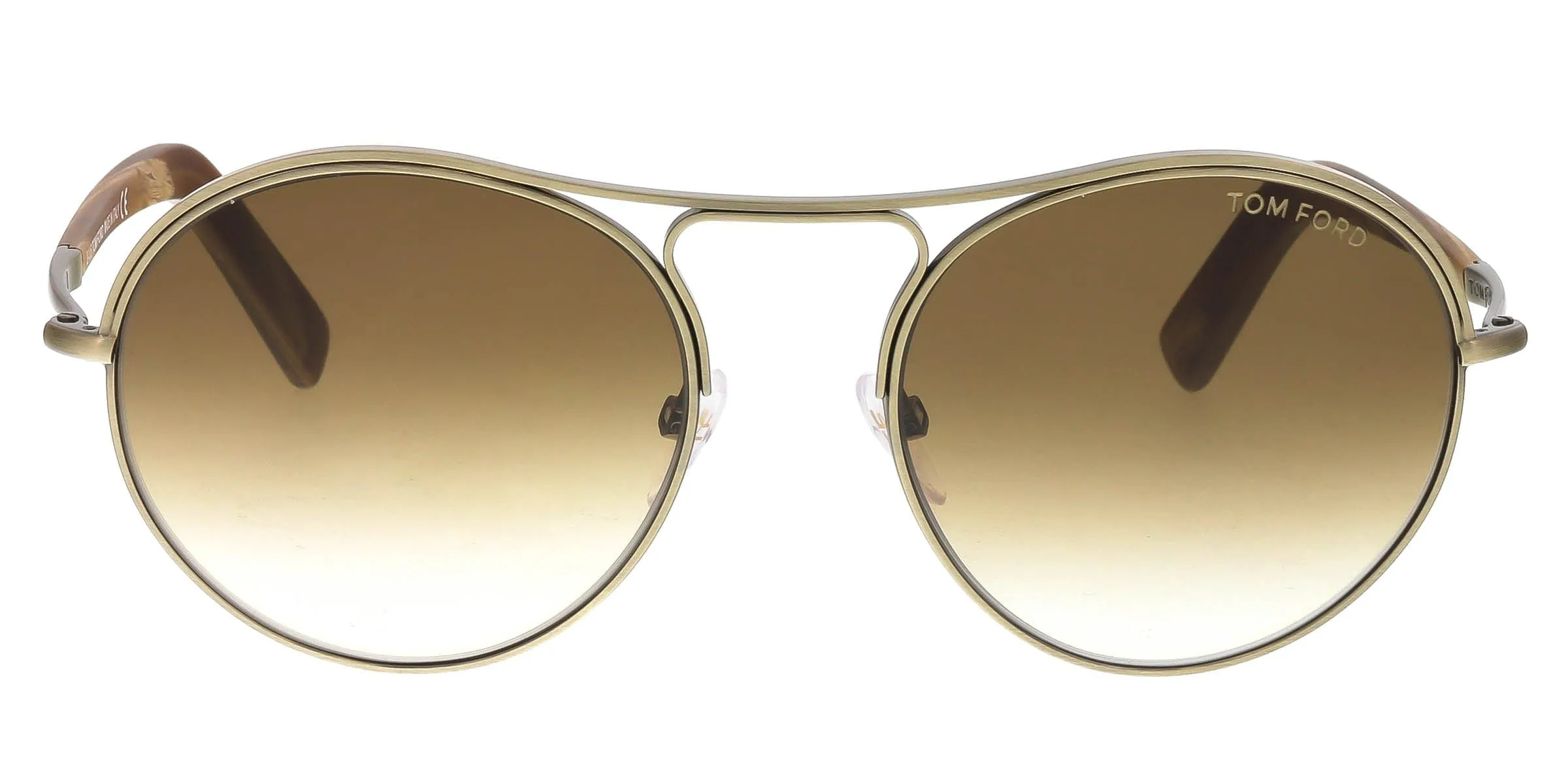 Tom Ford FT0449/S 33F Jessie Bronze/Brown Aviator Sunglasses