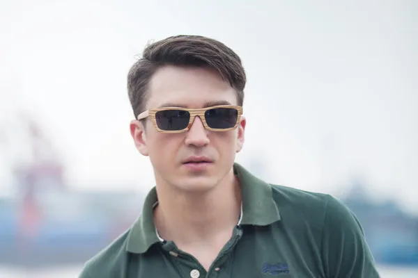 Zebrawood Sunglasses UV 400 Protection Lens